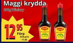 Supergrossen Maggi krydda, SEK 12.95 erbjuda