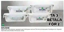 Coop Daglivs MATLÅDOR erbjuda