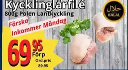 Supergrossen Kycklinglårfilé, SEK 69.95 erbjuda