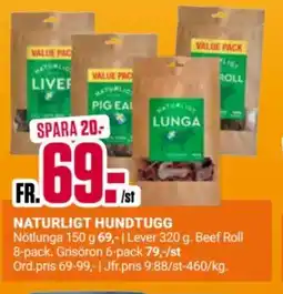 ÖoB Naturligt Hundtugg erbjuda