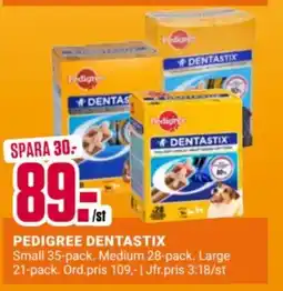 ÖoB PEDIGREE Dentastix erbjuda