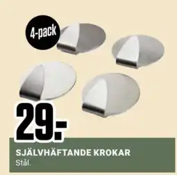 ÖoB Självhäftande krokar erbjuda