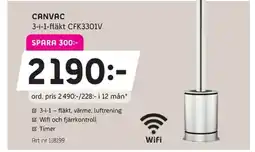 Elon CANVAC 3-i-1-fläkt CFK3301V erbjuda