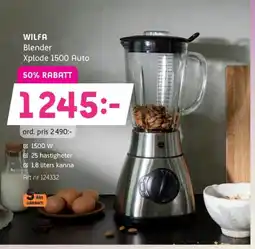 Elon WILFA Blender Xplode 1500 Auto erbjuda