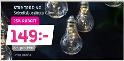 Elon STAR TRADING Solcellsljusslinga Glow erbjuda