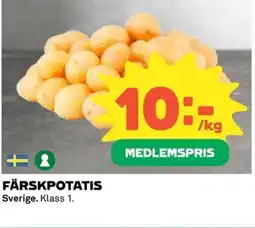 Coop Färskpotatis erbjuda