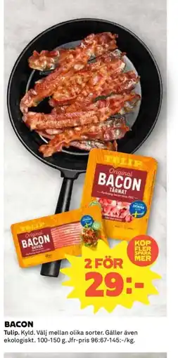 Coop TULIP Bacon erbjuda