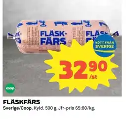 Coop Fläskfärs erbjuda
