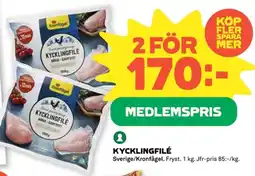 Coop Kronfågel Kycklingfilé erbjuda