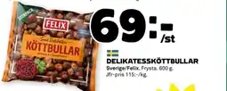 Coop FELIX Delikatessköttbullar erbjuda