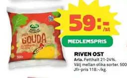 Coop ARLA Riven ost erbjuda