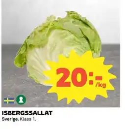 Coop Isbergssallat erbjuda