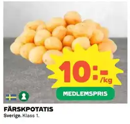 Coop Färskpotatis erbjuda