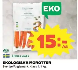 Coop Ekologiska morötter erbjuda