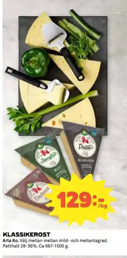 Coop Klassikerost erbjuda