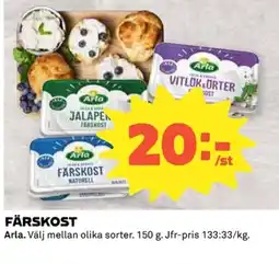 Coop ARLA Färskost erbjuda