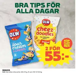 Coop OLW Snacks erbjuda