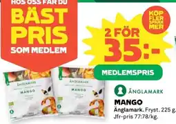 Coop Änglamark Mango erbjuda