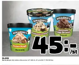 Coop BEN&JERRY'S Glass erbjuda