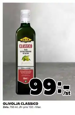 Coop ZETA Olivolja classico erbjuda