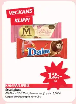 Hemköp GB Glace Styckglass erbjuda
