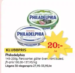 Hemköp PHILADELPHIA erbjuda