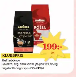 Hemköp LAVAZZA Kaffebönor erbjuda