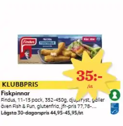 Hemköp FINDUS Fiskpinnar erbjuda