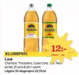 Hemköp Champis, Trocadero, Cuba Cola, Läsk erbjuda