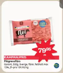 Hemköp Garant Högrevsfärs erbjuda