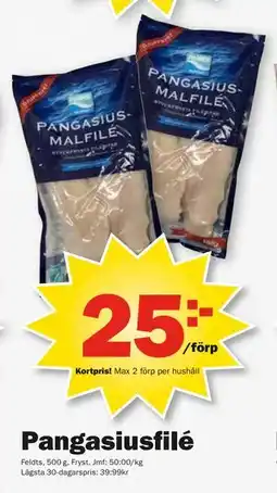Pekås Pangasiusfilé, Medlemspris erbjuda