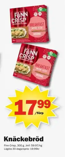 Pekås Knäckebröd, SEK 17.99 erbjuda