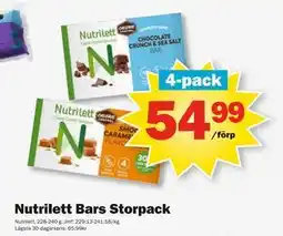 Pekås Nutrilett Bars Storpack, SEK 54.99 erbjuda