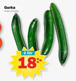 Pekås Gurka, SEK 18 erbjuda
