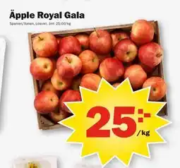 Pekås Äpple Royal Gala, SEK 25 erbjuda