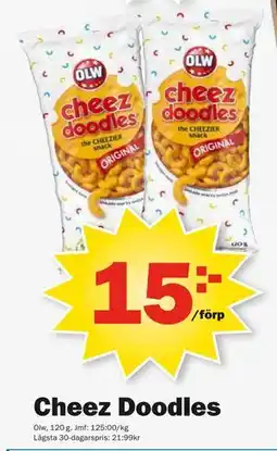 Pekås Cheez Doodles, Medlemspris erbjuda