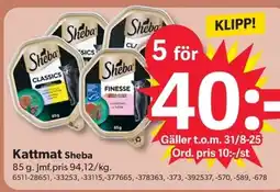 DollarStore Kattmat Sheba erbjuda