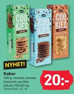 DollarStore Kakor erbjuda