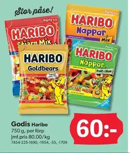DollarStore Godis Haribo erbjuda