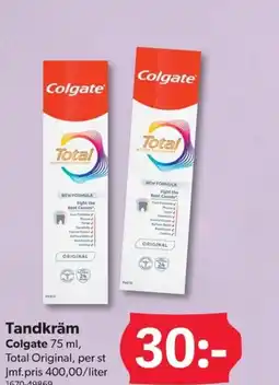 DollarStore Tandkräm Colgate erbjuda