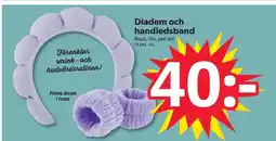 DollarStore Diadem och handledsband Rosa, lila, per set erbjuda