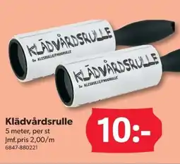 DollarStore Klädvårdsrulle erbjuda