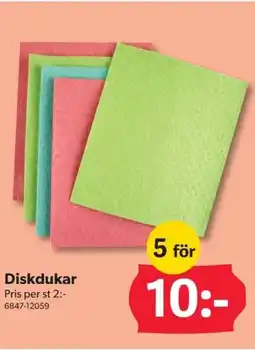 DollarStore Diskdukar erbjuda