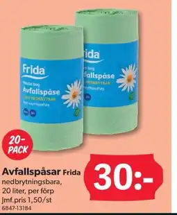 DollarStore Avfallspåsar Frida erbjuda
