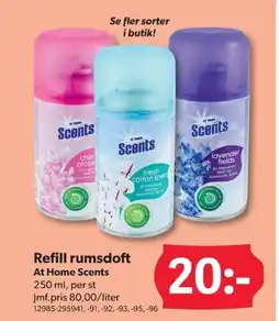 DollarStore Refill rumsdoft At Home Scents erbjuda