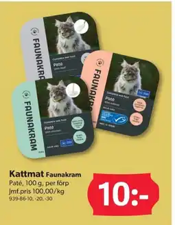 DollarStore Kattmat Faunakram erbjuda