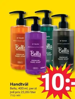 DollarStore Handtvål Bella erbjuda