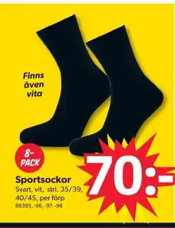DollarStore Sportsockor erbjuda