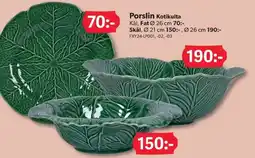 DollarStore Porslin Kotikulta erbjuda