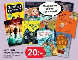 DollarStore Barn- och ungdomsböcker erbjuda